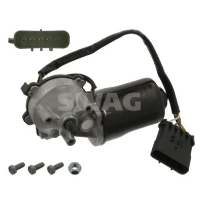 Imagen de SWAG 40 93 7226 Motor del Limpiaparabrisas 12 delante para vehíc. con volante A la izquierda tornillos, tuerca, cable OPEL: Meriva