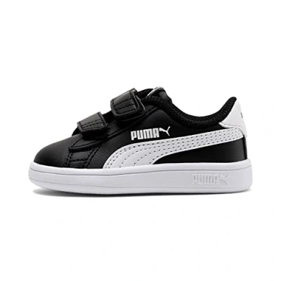 Imagen de PUMA Smash V2 L V Inf, Zapatillas Unisex niños, Black White, 20 EU