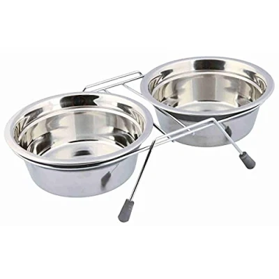 Imagen de TRIXIE Set Comederos Eat on Feet, Antivibración para Perros