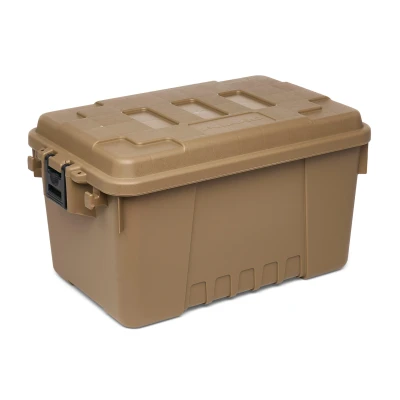 Imagen de Plano Sportsman&#039;s Trunk,Small 53ltr, Desert Tan, Caja almacenamiento grado militar con tapa, resistente, grande, camping y ejército, óptimo para caza, paintball, airsoft o doméstico