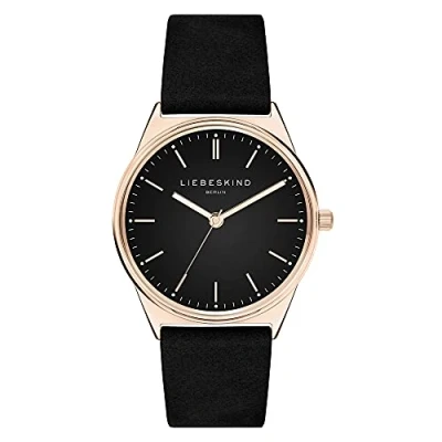 Imagen de Liebeskind New Case Mesh, Reloj Mujer, Ip Schwarz schwarz, talla única