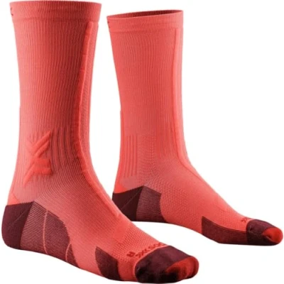 Imagen de X Socks Trail Run Discover Crew, Calcetines, Unisex adulto, Fluo Red/Namib Red, 42 44