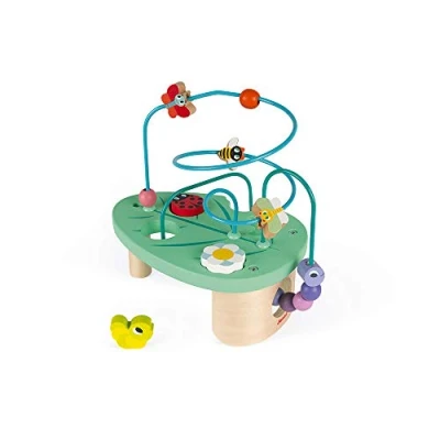 Imagen de Janod Caterpillar and Co Looping Wooden Early Learning Toy Educational Game Fine Motor Skills 12 Months J08253