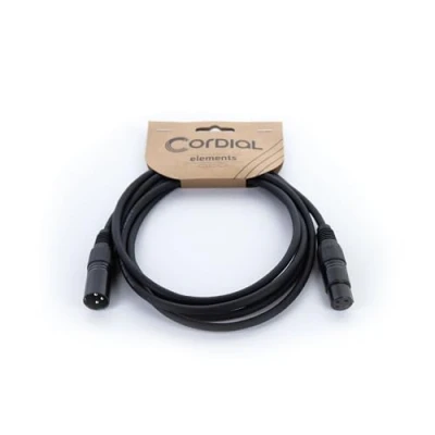 Imagen de CORDIAL Cable ECL EM2.5FM Microfono Elements simétrico XLR