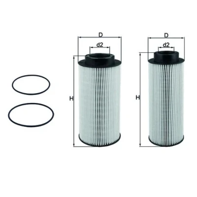 Imagen de MAHLE ORIGINAL KX 439KIT Filtro Combustible Cartucho filtrante SCANIA: P,G,R,T series, L,P,G,R,S series