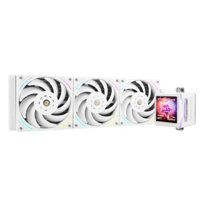 Imagen de Thermalright Elite Vision 360 ARGB Ventilador para CPU AIO, pantalla LCD IPS con resolución de 320 x 320, AM5&amp;Intel 1700/1851, alto rendimiento refrigerada por agua