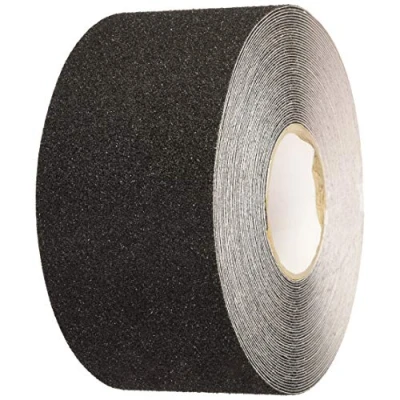 Imagen de 3M Tira Antideslizante Grano Grueso, 101 mm x 20 m, Negra, Caja de 1