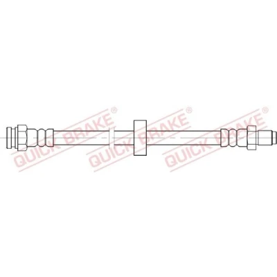 Imagen de QUICK BRAKE 32.125 Latiguillos de Freno 368 M10x1 FIAT: Ducato II Furgón, Bus, Camión plataforma/Chasis