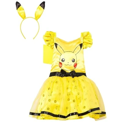 Imagen de amscan Disfraz Inf: Vestido Pikachu Talla 3 4 Años cartoon, dibujo animado, multicolor, (361 9911598_0194099055116)