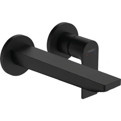 Imagen de hansgrohe Rebris E Grifo monomando de lavabo empotrado con caño 20 cm, negro mate, 72568670