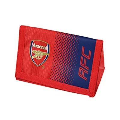 Imagen de Arsenal FC Official Cartera con cierre adhesivo, colores en degradado y escudo (Talla Única) (Rojo/Azul)
