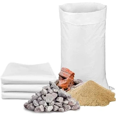Imagen de FLASHPRIX x10 sacos de Escombros Rafia, Obra y Jardinería, Bolsa Saco recogida Reforzada Resistente, Más 25kg, Grande 80x50cm, 10
