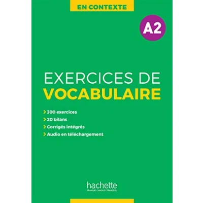 Imagen de En Contexte Exercices De Vocabulaire A2 + Audio Corrigés