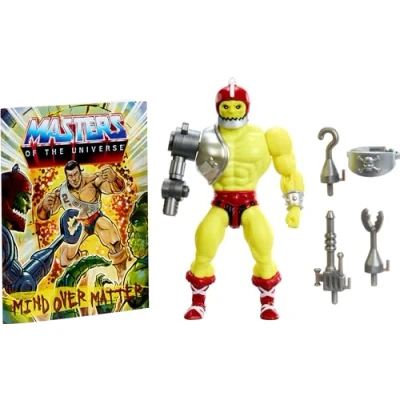 Imagen de Masters of the Universe Origins Cartoon Collection Faker Figura de acción, imitador He Man 14cm inspirado en la serie televisión los80, diseño detallado y 16articulaciones, JBM82