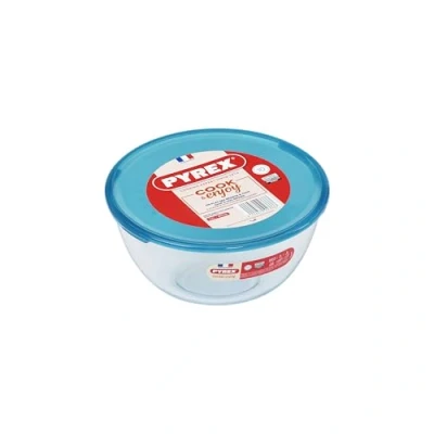 Imagen de Pyrex Cook&amp;Store Bol para mezclas, 21 cm, 2 l + tapa, color azul