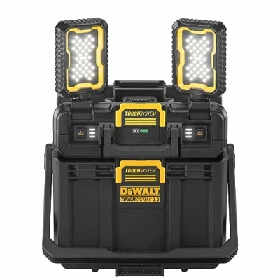 Imagen de DeWALT ToughSystem DWST08061 1 Caja de herramientas con iluminación LED, 4000 lúmenes, capacidad 14 litros