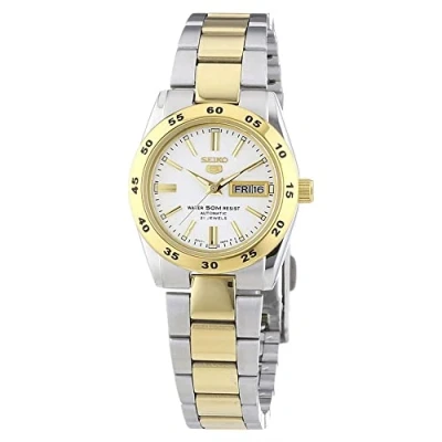 Imagen de Seiko Woman Symg42k1, Reloj Con Correa De Acero Para Mujer Unisex Adultos, Blanco/multicolor, 25MM