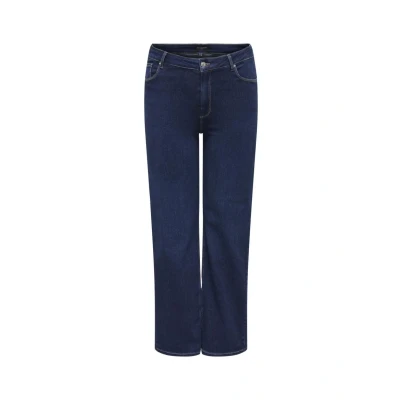 Imagen de ONLY Carmakoma HIGH Waist Carwilly Vaqueros rectos, Mujer, Talla: 48x32, Dark blue denim