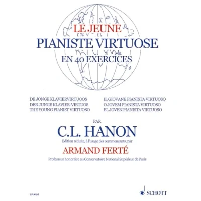 Imagen de Jeune pianiste virtuose en 40 exercices: exercices. Edition réduite à l&#039;usage des commencants. piano.