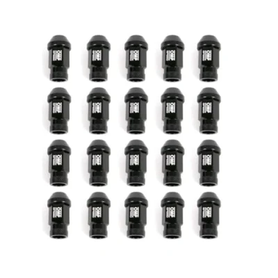 Imagen de OMP Speed Juego de 20 Tuercas Aluminio M14X1.5 Llave 19 Largo 40mm Color Negro 7075