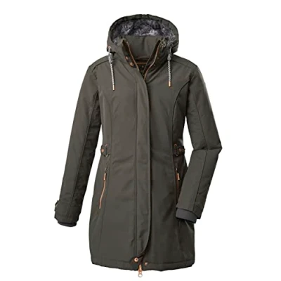 Imagen de G.I.G.A. DX Women&#039;s Parka informal y funcional con capucha cremallera GW 6 WMN PRK, antracita verde, 42, 38333 000