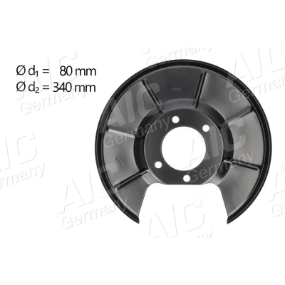 Imagen de AIC 56325 Chapa Protectora de Disco Freno Eje trasero, derecha FORD: Focus 2