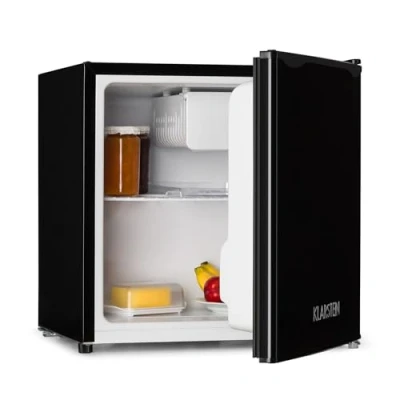 Imagen de Klarstein Nevera Pequeña Portatil Eléctrica, Mini Silenciosa, Habitación, Caravana, Oficina, Frigorificos Pequeños, Bandeja Hielos, para Refrescos, Cervezas, Cosméticos, Minibar 0 10C, 46 l.