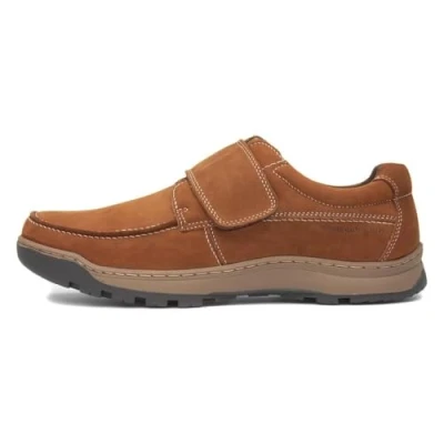 Imagen de Hush Puppies Casper, Zapatos clásicos con Cierre táctil para Hombre, Tan, 43 EU