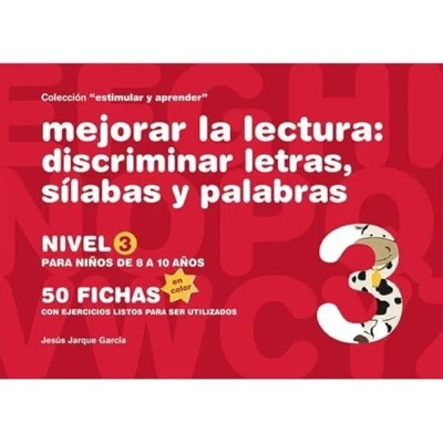Imagen de MEJORAR LA LECTURA 3 DISCRIMINAR LETRAS SILABAS Y PALABRAS (ESTIMULAR APRENDER)