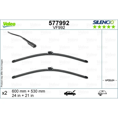 Imagen de Limpiaparabrisas Valeo 577992 delante Escobilla con hoja plana