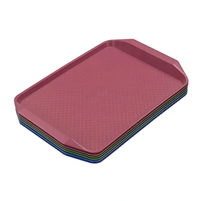Imagen de Easymanie Bandeja para Servir de Plástico, Juego 6, Comida