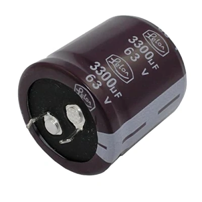 Imagen de Condensador Elko 2x radial 3300µF 63V Snap In electrolítico hasta 105C 3300uF de Lelon