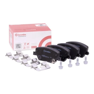 Imagen de BREMBO P 23 170 Juego de pastillas freno con avisador acústico desgaste tornillos pinza accesorios FIAT: Tipo Hatchback