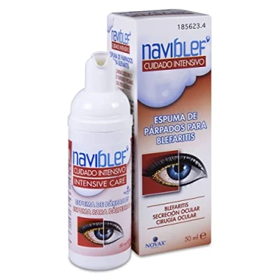 Imagen de Naviblef Cuidado Intensivo Espuma para las Secreciones Oculares de Parpados 50 ml