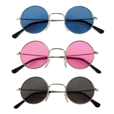 Imagen de Boland gafas de fiesta en un set, 3 piezas, para adultos, divertidas, sin receta, sol, disfraces horteras, accesorios