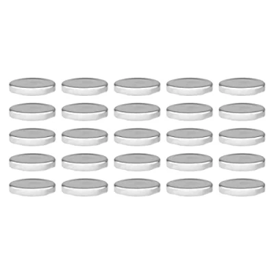 Imagen de WELLGRO Tapas para conservas To 53 Plata, metal, tapa de repuesto tarros Varias cantidades a elegir, cantidad: 25 unidades