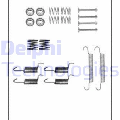 Imagen de DELPHI LY1386 Juego de accesorios, zapatas freno estacionamiento HYUNDAI: Getz, KIA: Soul I
