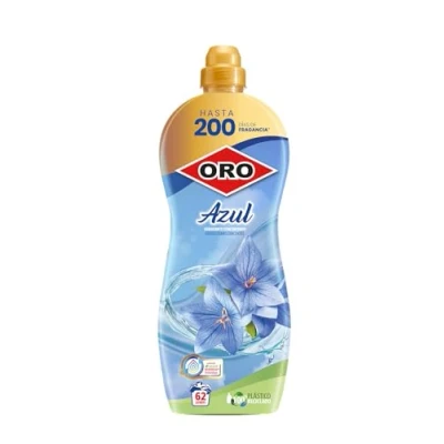 Imagen de ORO Suavizante Azul Concentrado Suavidad Extraordinaria y Perfume Duradero Tecnología Natural Neofresh® con Microcápsulas Biodegradables 62 lavados