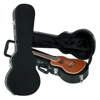 Imagen de Gator Cases Traditional Estuche rígido de Madera Folk para Ukelele Estilo Concierto (GWE UKE CON)