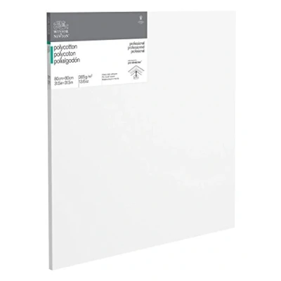 Imagen de Winsor &amp; Newton Lienzo de polialgodón, Algodón, Blanco, 80 x 45 cm