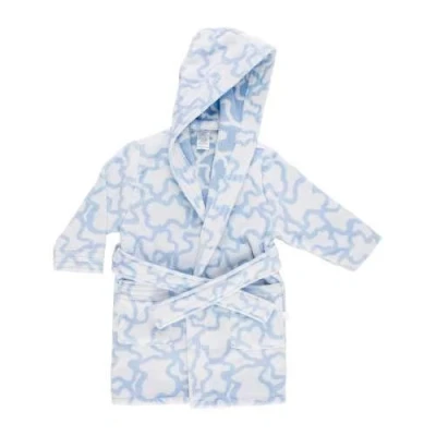 Imagen de TOUS BABY Albornoz de Rizo Kaos para tu Bebé. (Color Celeste, Talla M)