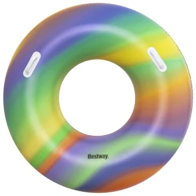 Imagen de Flotador Hinchable Bestway Multicolor Arcoíris Ø 119 Cm