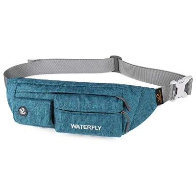 Imagen de Waterfly Riñonera Running Impermeable Hombre y Mujer para Deportiva Ciclismo Senderismo (Azul)