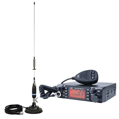 Imagen de Paquete de Radio CB PNI Escort HP 9001 Pro ASQ + Antena S75 con imán