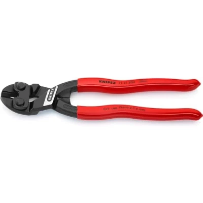 Imagen de Knipex CoBolt® Cortabulones compacto negro atramentado, recubiertos de plástico 200 mm 71 41