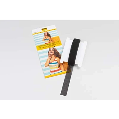 Imagen de Vlieseline 53568478 Cinta de costura flexible (T15 SB, 5 m x 15 mm, 100% PES, mm m), color negro