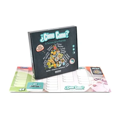 Imagen de Comansi Educativo Juego de Mesa en Familia para Aprender Buenos hábitos: ¿Cómo como El Secreto la Piramide, Color Negro (C21101)