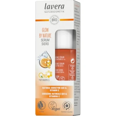 Imagen de Sérum facial Q10 VIt C glow by nature, Lavera 30 ml