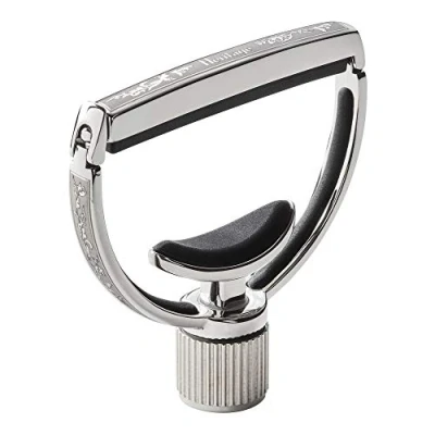 Imagen de G7th Heritage Guitar Capo (ancho estándar del cuello), estilo 3 (grabado de Acantus, parte superior y laterales)