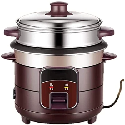 Imagen de SilteD Mini Olla Arrocera Eléctrica con Función De Mantener Caliente Multicocina/Vaporizador Alimentos Contenedor Interior Apto para Lavavajillas Superficie Antiadherente,5L